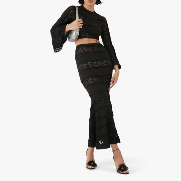 Charo Ruiz Ibiza lace sheer Yam set NWT - Picture 2 of 11